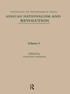 cover image of African Nationalism and Revolution